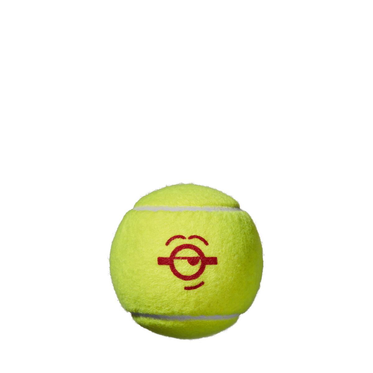 Wilson Minions Stage 3 Red Junior Tennis Balls 3-Pack - RacquetGuys.ca
