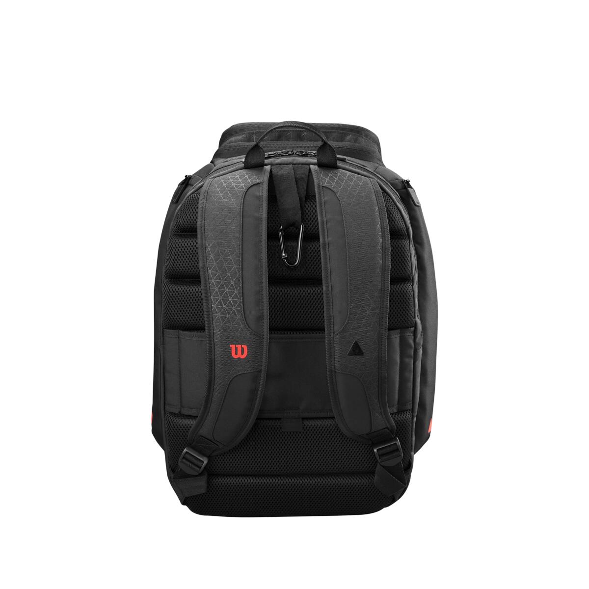 Wilson Clash v3 Backpack Racquet Bag (Black/Infrared) - RacquetGuys.ca