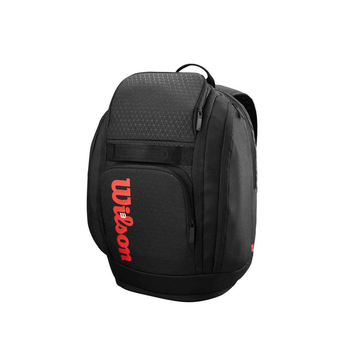 Wilson Clash v3 Backpack Racquet Bag (Black/Infrared) - RacquetGuys.ca