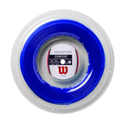 Wilson Sensation 16/1.30 Tennis String Reel (Blue) - RacquetGuys.ca