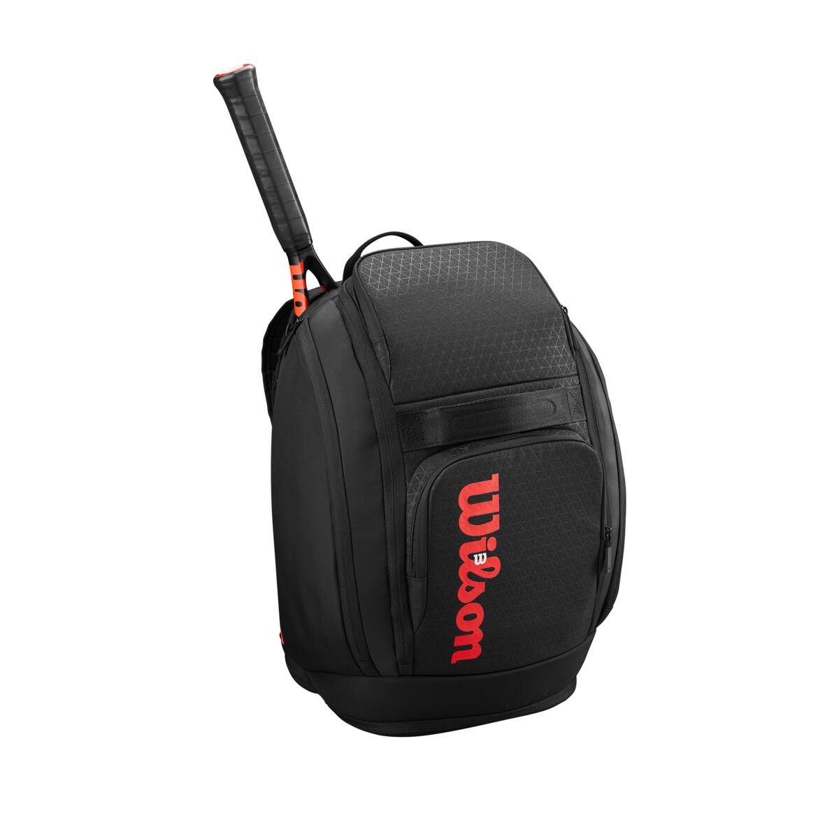 Wilson Clash v3 Backpack Racquet Bag (Black/Infrared) - RacquetGuys.ca