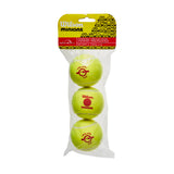 Wilson Minions Stage 3 Red Junior Tennis Balls 3-Pack - RacquetGuys.ca
