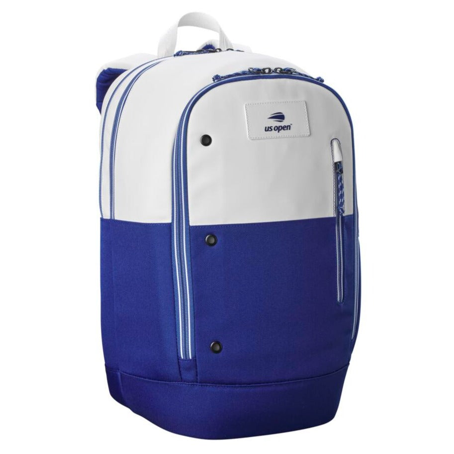 Wilson Us Open Tour Backpack Racquet Bag (Blue / White) - RacquetGuys.ca