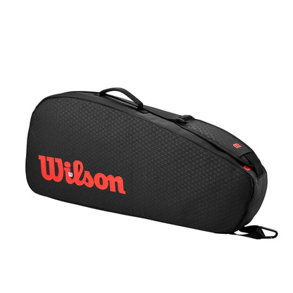 Wilson Clash v3 3 Pack Racquet Bag (Black/Infrared) - RacquetGuys.ca