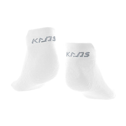Wilson Kaos II Unisex No Show Sock (White) - RacquetGuys.ca