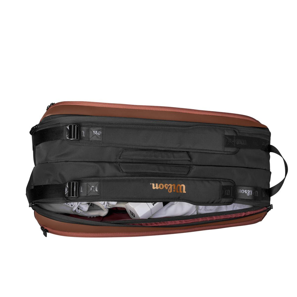 Wilson Pro Staff v14 Super Tour 9 Pack Racquet Bag (Bronze ...