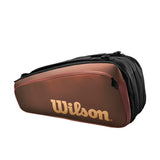 Wilson Pro Staff v14 Super Tour 9 Pack Racquet Bag (Bronze)
