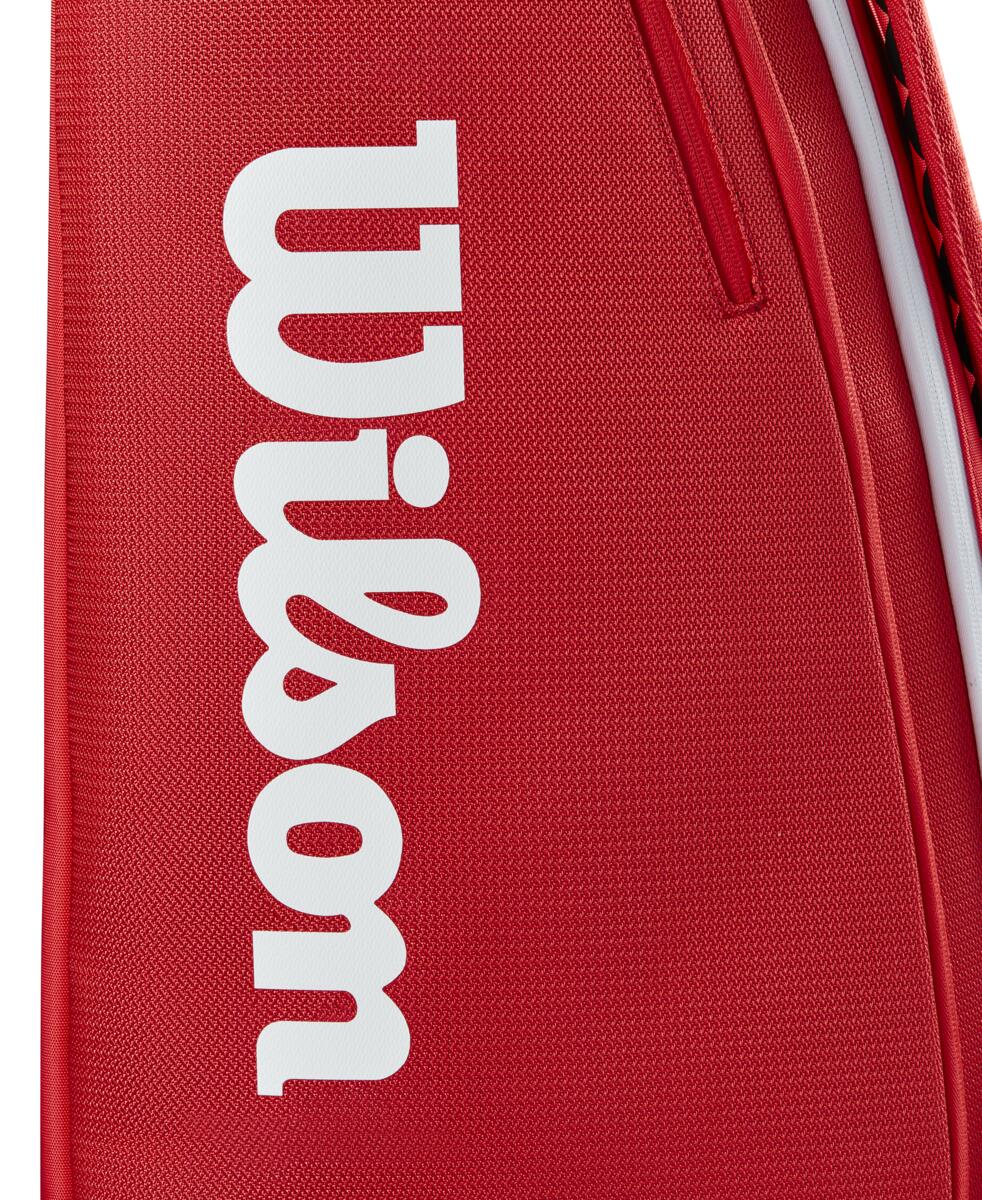 Wilson Super Tour 15 Pack 2025 Racquet Bag (Red) - RacquetGuys.ca