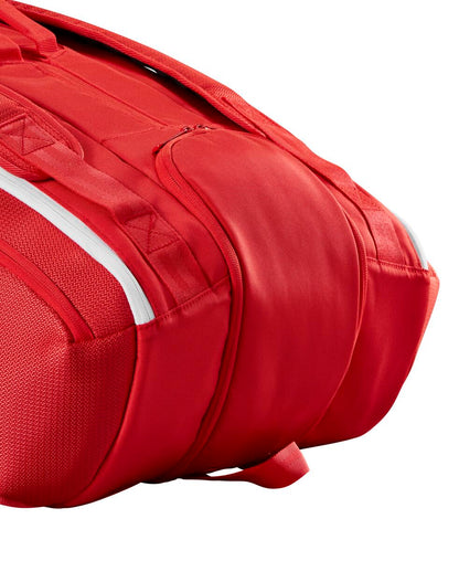 Wilson Super Tour 15 Pack 2025 Racquet Bag (Red) - RacquetGuys.ca