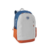 Wilson Roland Garros Team Backpack Racquet Bag (Oyster Grey/Blue)