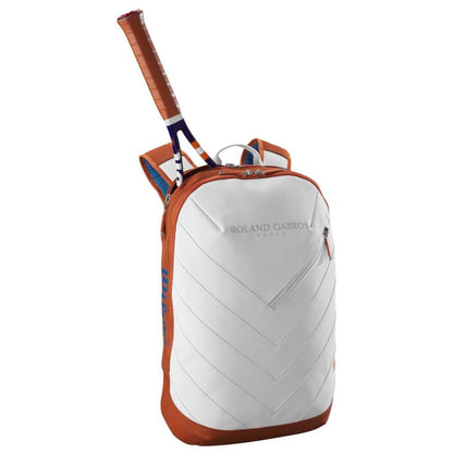Wilson Super Tour Roland Garros Backpack Racquet Bag (Grey) - RacquetGuys.ca