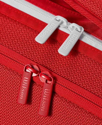 Wilson Super Tour 6 Pack 2025 Racquet Bag (Red) - RacquetGuys.ca