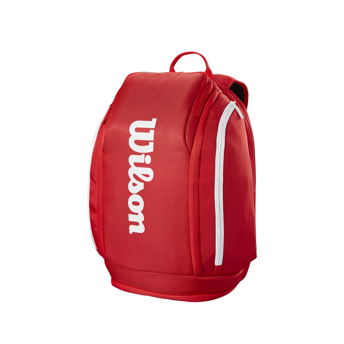 Wilson Super Tour Backpack 2025 Racquet Bag (Red) - RacquetGuys.ca