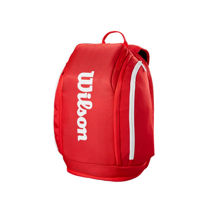 Wilson Super Tour Backpack 2025 Racquet Bag (Red) - RacquetGuys.ca