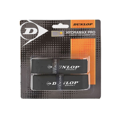 Dunlop Hydramax Pro Grip 2-Grip Package (Black) - RacquetGuys.ca