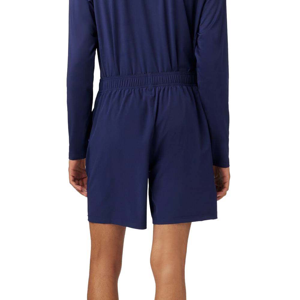 Fila Men's Piped Stretch Woven Short (Fila Navy/White) - RacquetGuys.ca