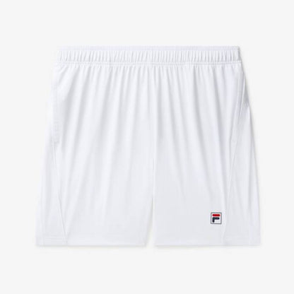 Fila Men's Piped Stretch Woven Short (White) - RacquetGuys.ca