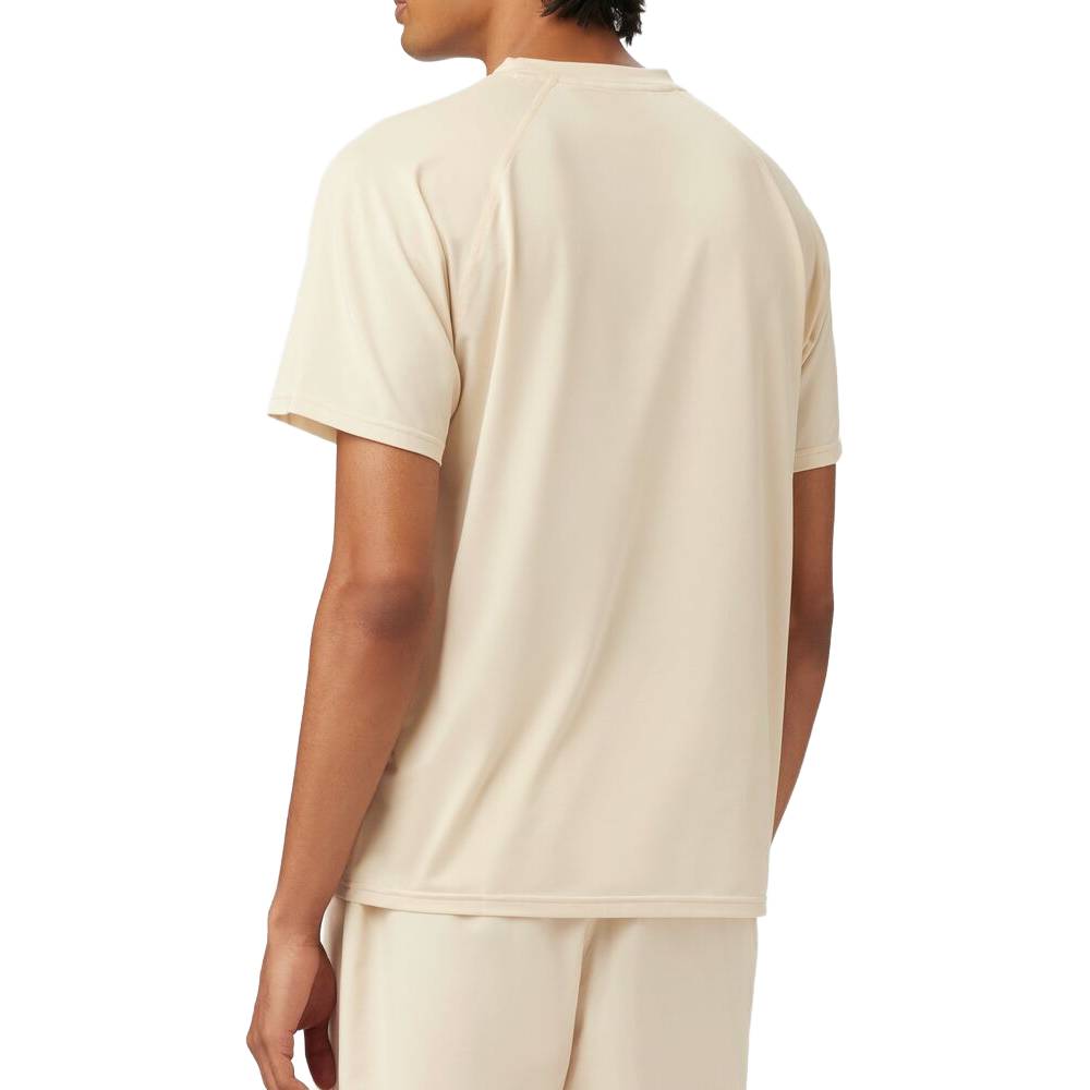 Fila Men's Short Sleeve Crewneck Top (Gardenia) - RacquetGuys.ca