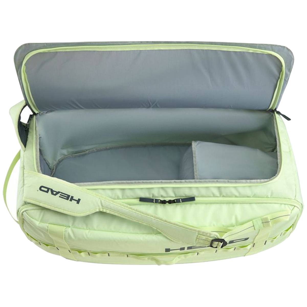 Head Pro Duffel Medium 6 Racquet Bag (Liquid Lime) - RacquetGuys.ca