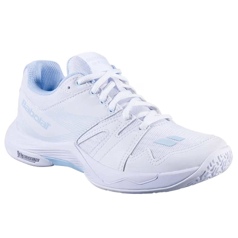 Babolat Shadow Team Women's Indoor Court Shoe (White/Blue)