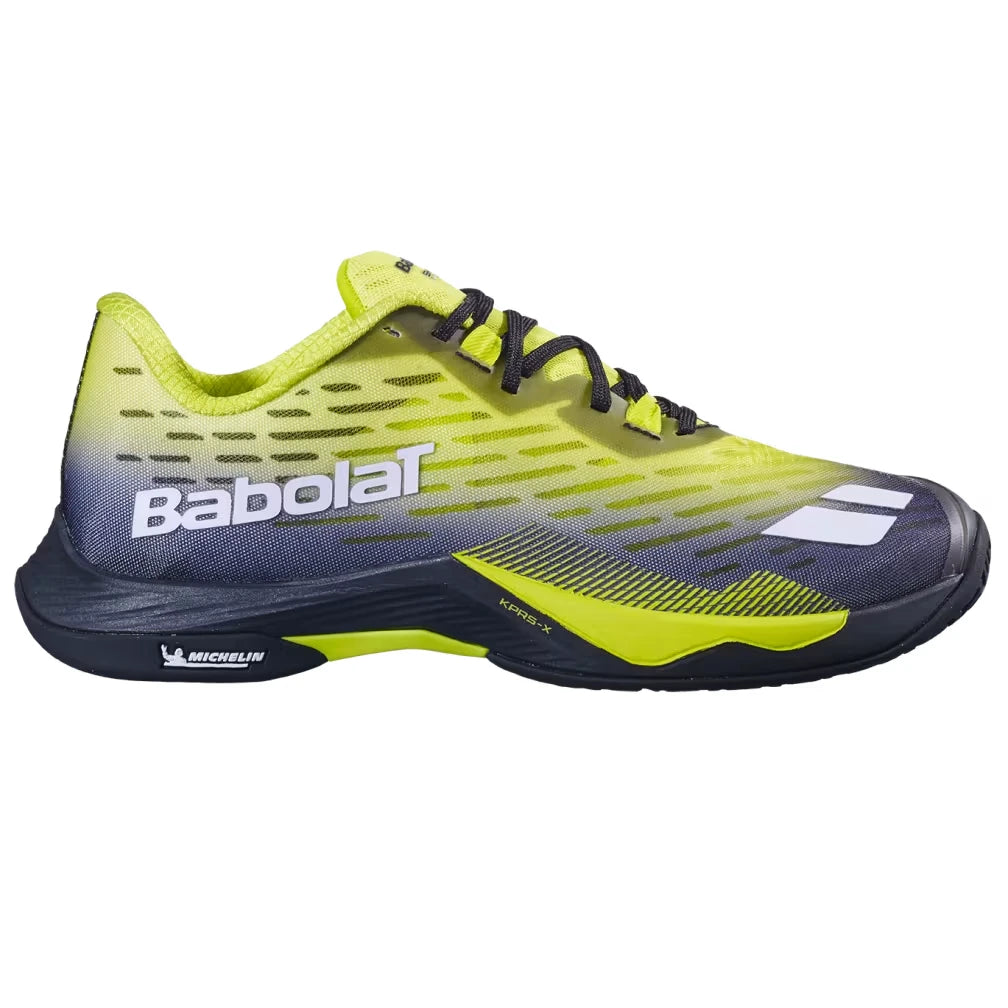 Babolat Shadow Tour Men's Indoor Court Shoe (Black/Lime) - RacquetGuys.ca