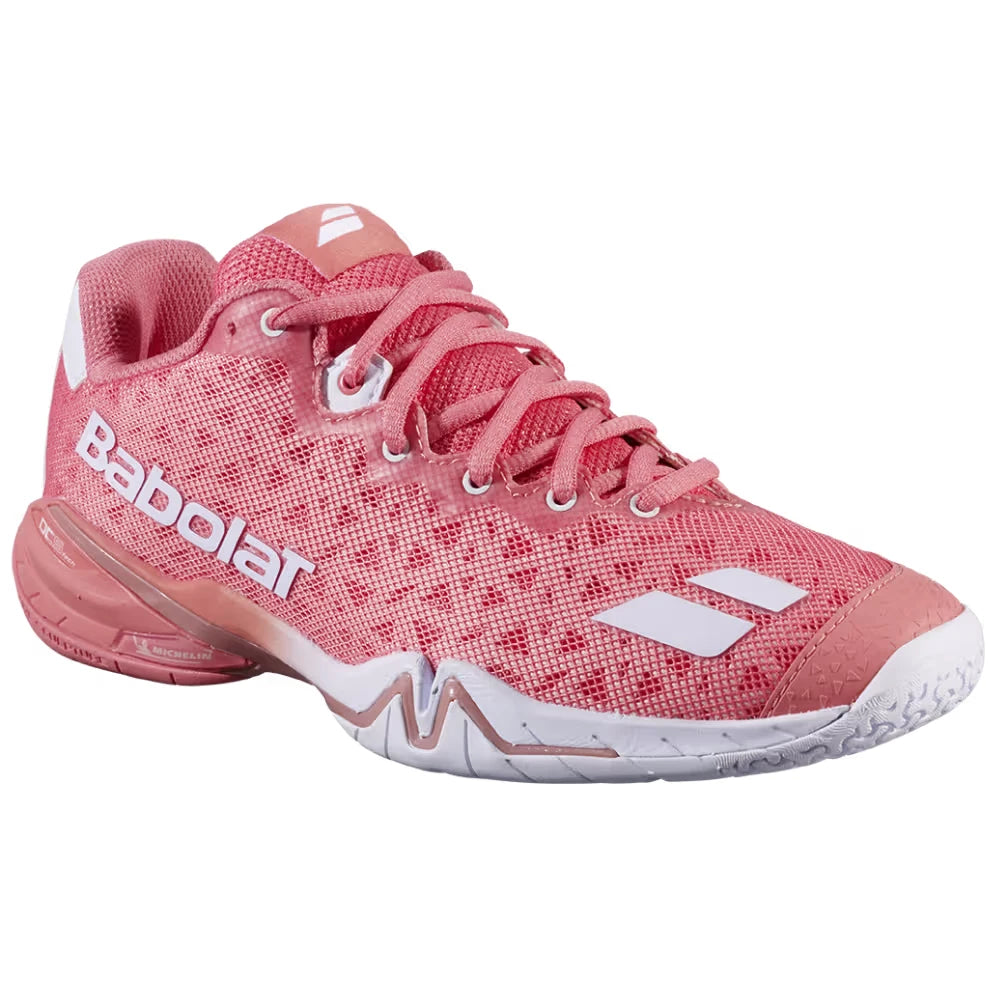 Babolat Shadow Tour 4 Women's Indoor Court Shoe (Pink/White) - RacquetGuys.ca