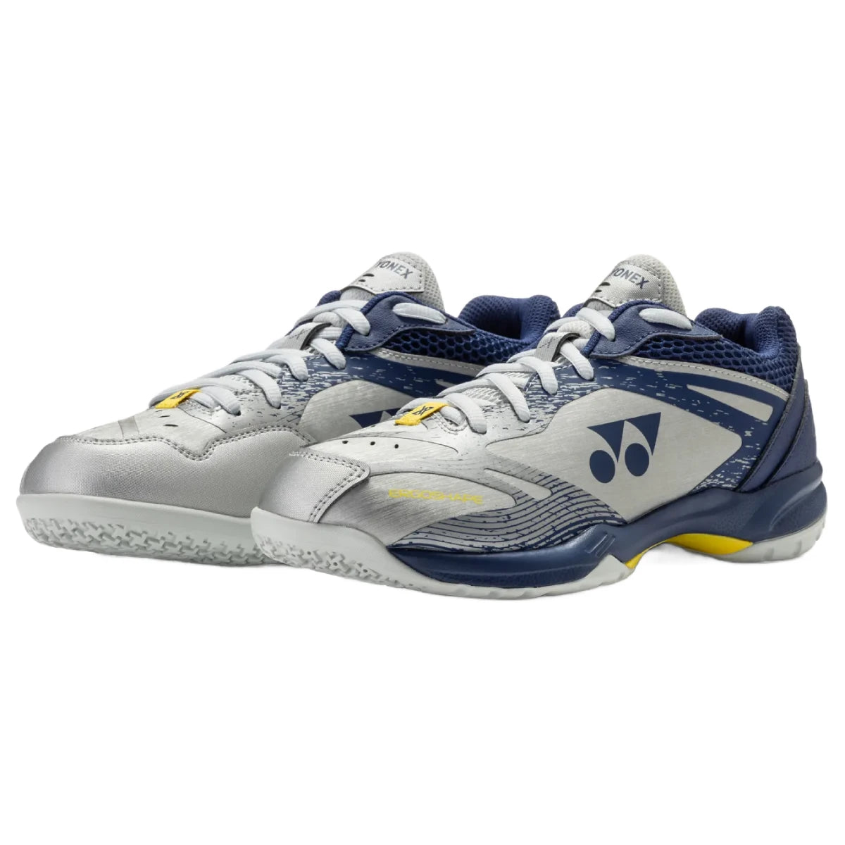 Yonex Power Cushion 65 Z4 VA Wide Men's Indoor Court Shoe (Silver Navy) - RacquetGuys.ca