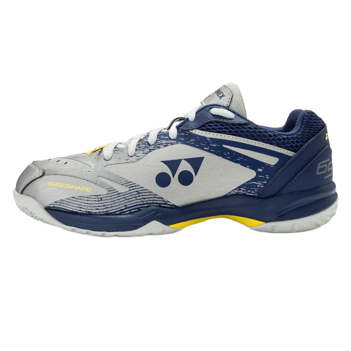Yonex Power Cushion 65 Z4 VA Men's Indoor Court Shoe (Silver Navy) - RacquetGuys.ca