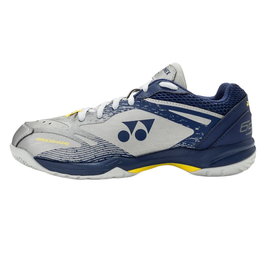 Yonex Power Cushion 65 Z4 VA Men's Indoor Court Shoe (Silver Navy) - RacquetGuys.ca
