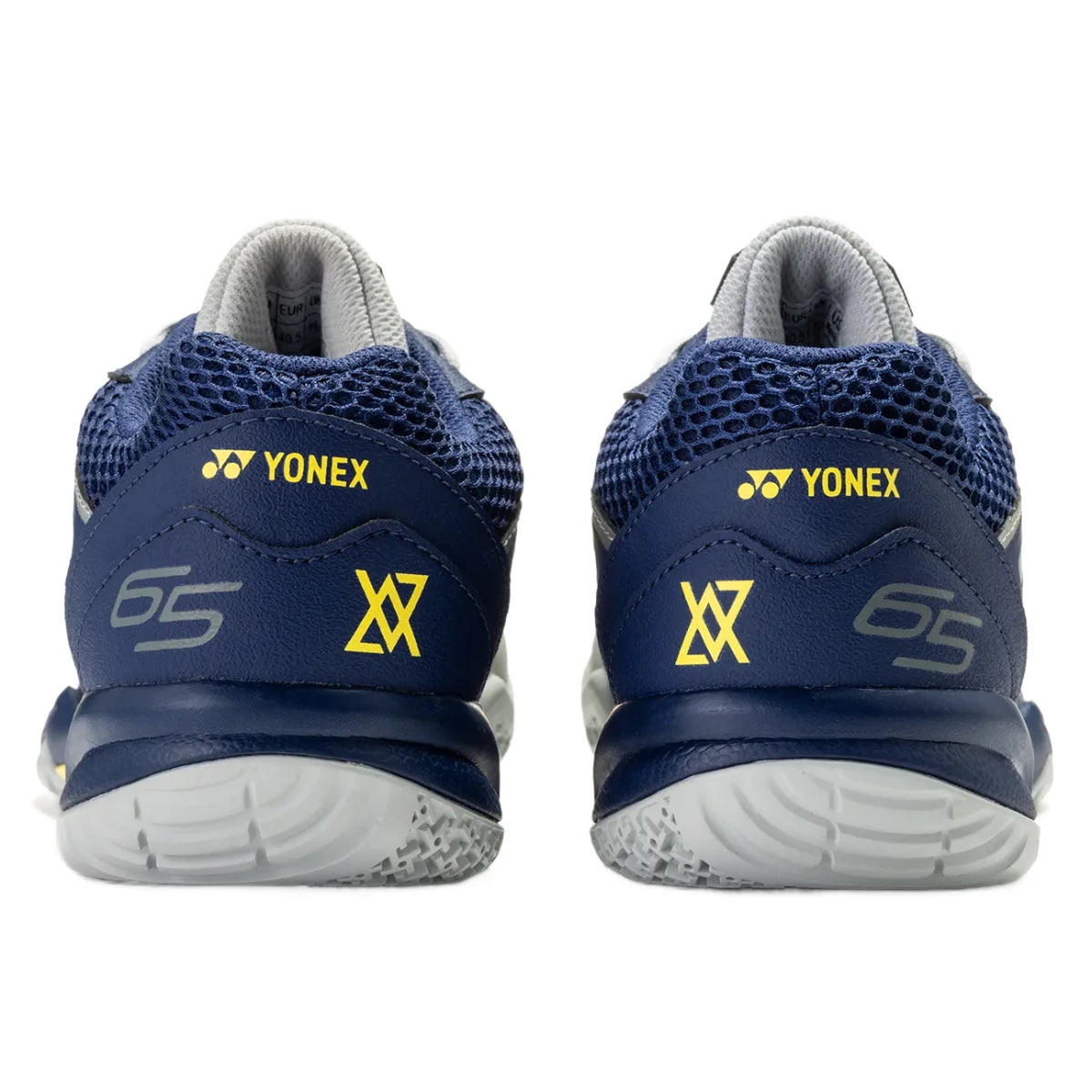 Yonex Power Cushion 65 Z4 VA Wide Men's Indoor Court Shoe (Silver Navy) - RacquetGuys.ca
