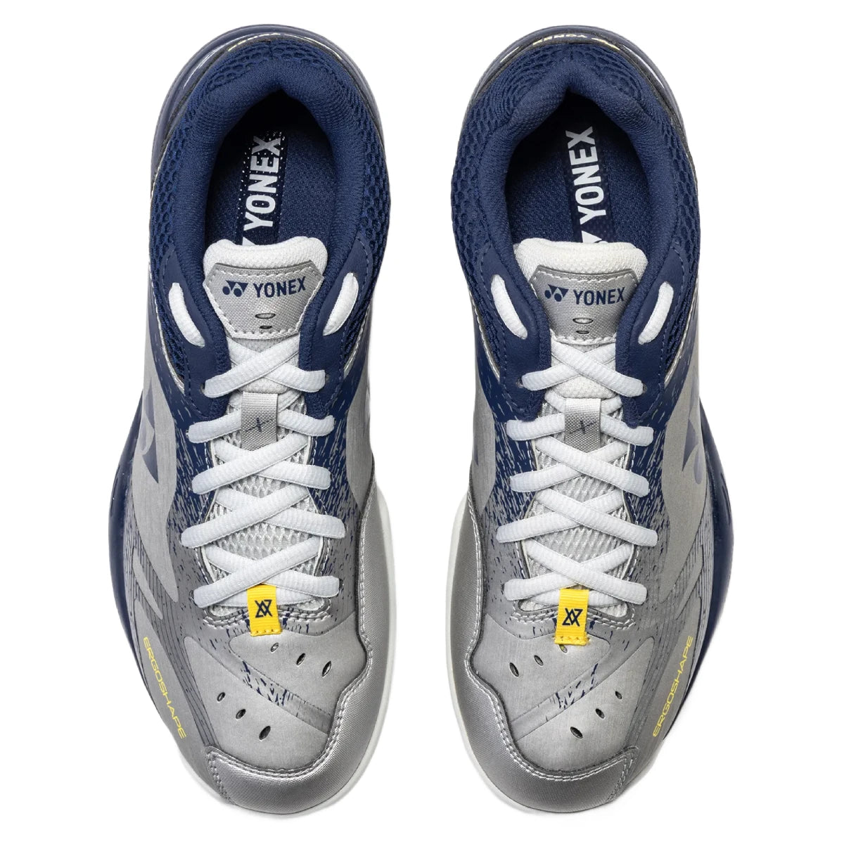 Yonex Power Cushion 65 Z4 VA Wide Men's Indoor Court Shoe (Silver Navy) - RacquetGuys.ca