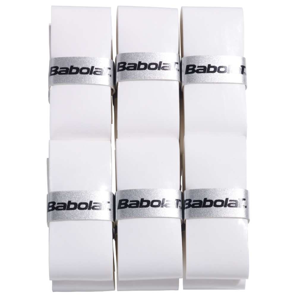 Babolat Pro Tour 2.0 Overgrip 12 Pack (White) - RacquetGuys.ca