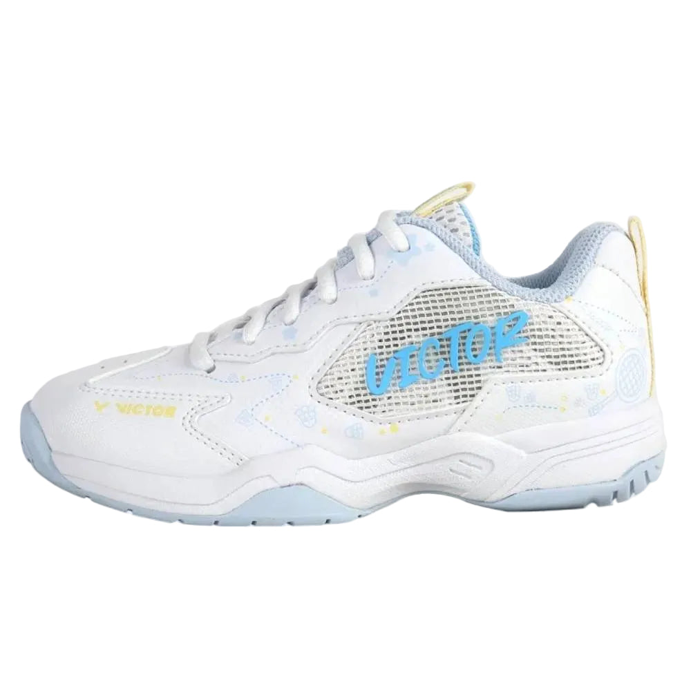 Victor A362 Junior Indoor Court Shoe (White) - RacquetGuys.ca