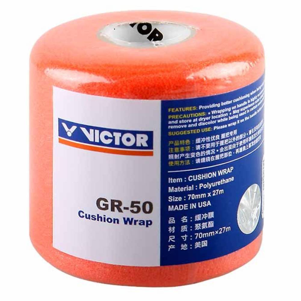 Victor GR-50 Cushion Wrap (Orange) - RacquetGuys.ca