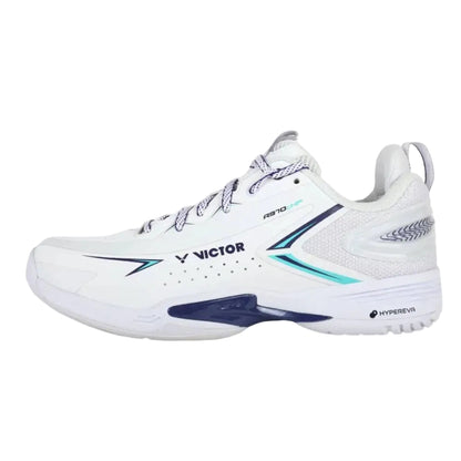 Victor A970cHP Men's Indoor Court Shoe (White/Blue) - RacquetGuys.ca