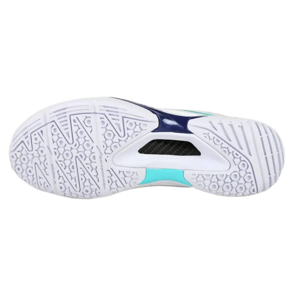 Victor A970cHP Men's Indoor Court Shoe (White/Blue) - RacquetGuys.ca