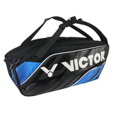 Victor BR9213 6 Pack Racquet Bag (Black/Brilliant Blue) - RacquetGuys.ca