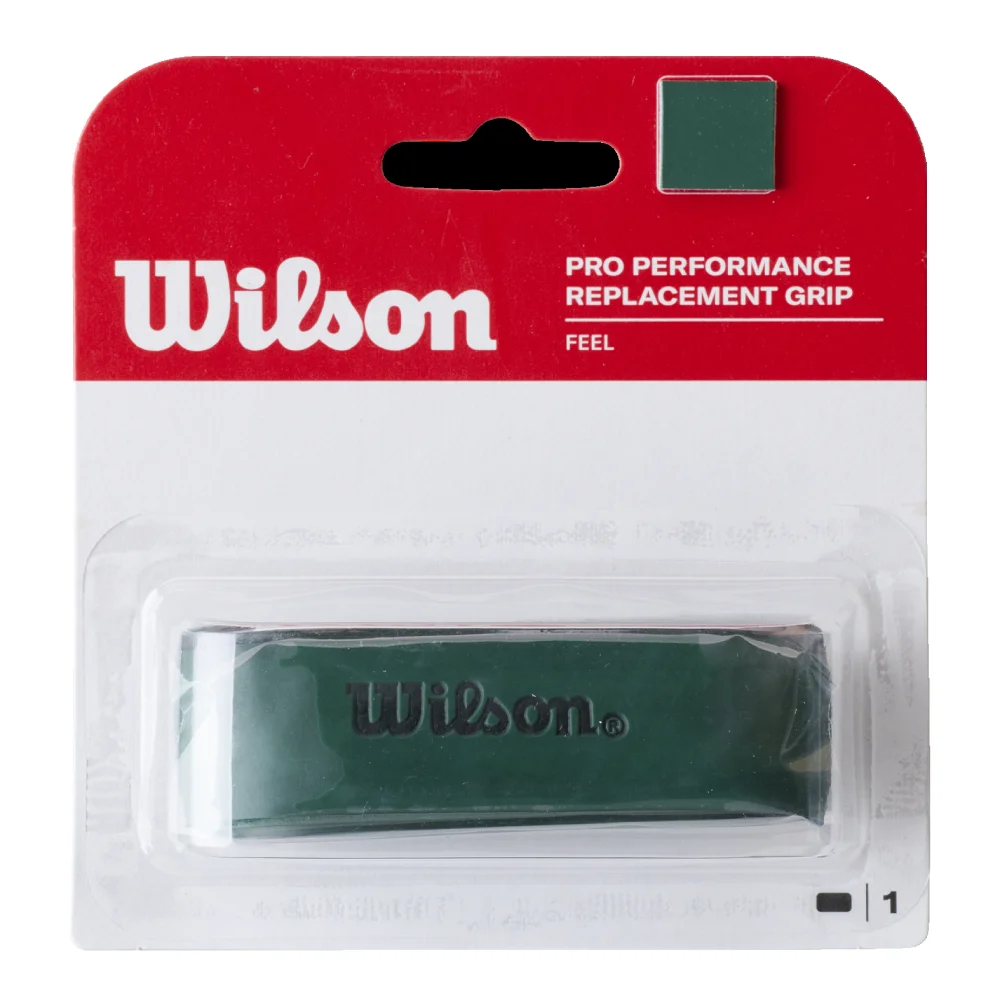 Wilson Pro Performance Replacement Grip (Green) - RacquetGuys.ca