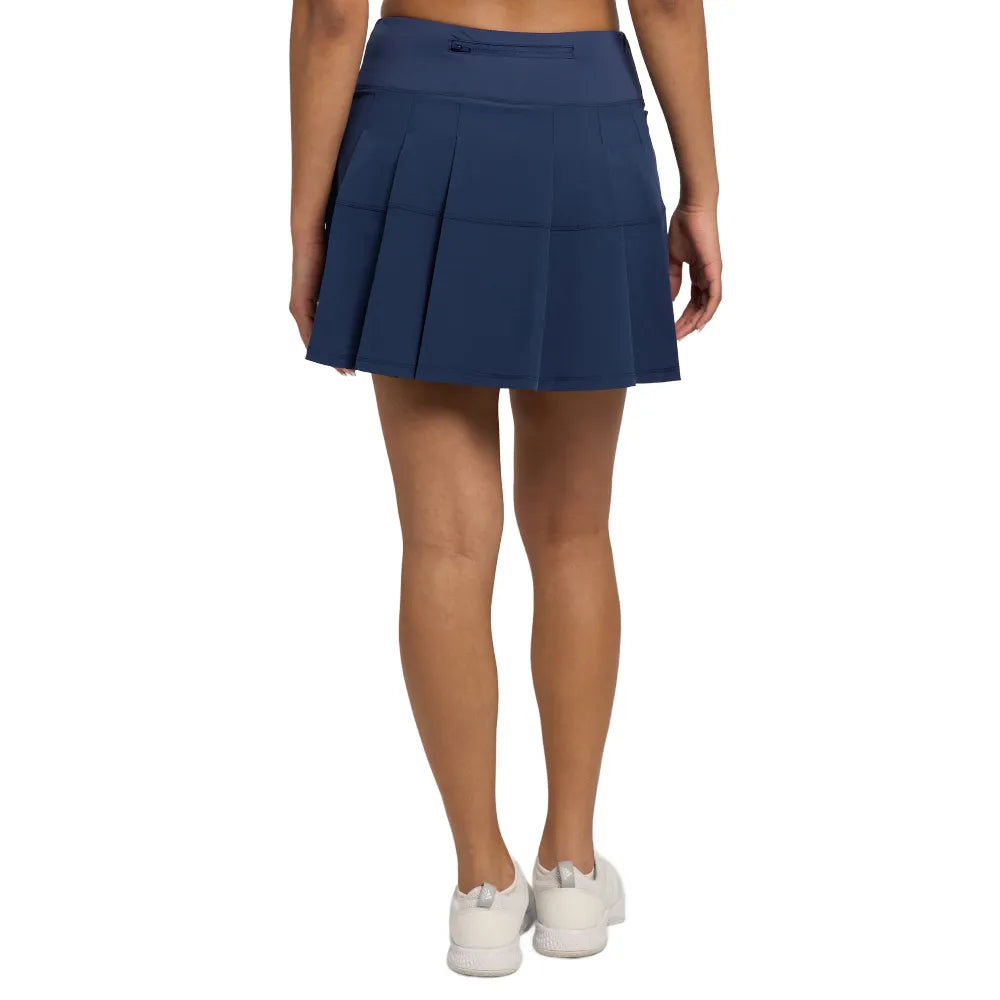 Lija Women's Linear Skort 13-Inch (Dark Navy)