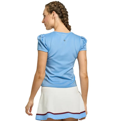 Lija Women's Signet Tee (Bluebell) - RacquetGuys.ca