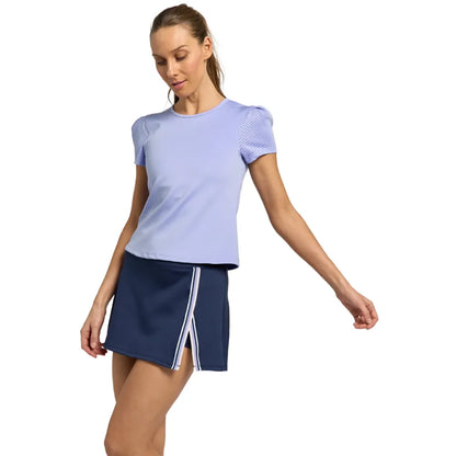 Lija Women's Short Sleeve (Periwinkle) - RacquetGuys.ca