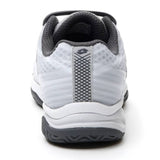 Lotto Mirage 300 Court Junior Tennis Shoe (White/Asphalt)