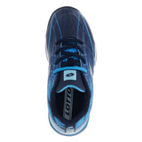 Lotto Mirage 300 Court Junior Tennis Shoe (Blue/Navy Blue)