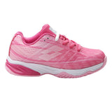 Lotto Mirage 300 Court Junior Tennis Shoe (Wild Orchid/White)