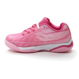 Lotto Mirage 300 Court Junior Tennis Shoe (Wild Orchid/White)