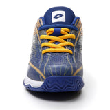 Lotto Mirage 300 Court Junior Tennis Shoe (Blue/White)