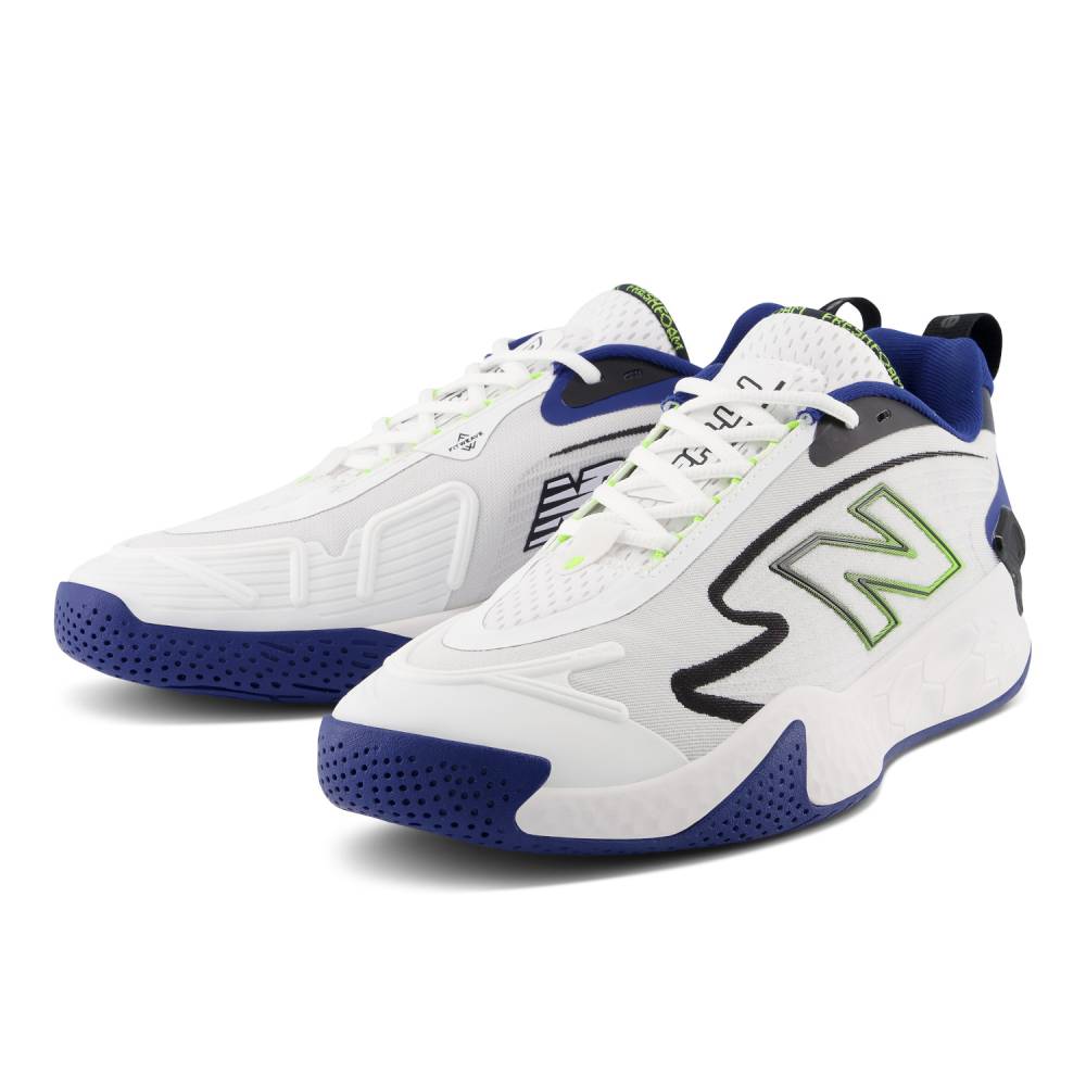New Balance Fresh Foam X CT-Rally Wide Men's Tennis Shoe (White) - RacquetGuys.ca
