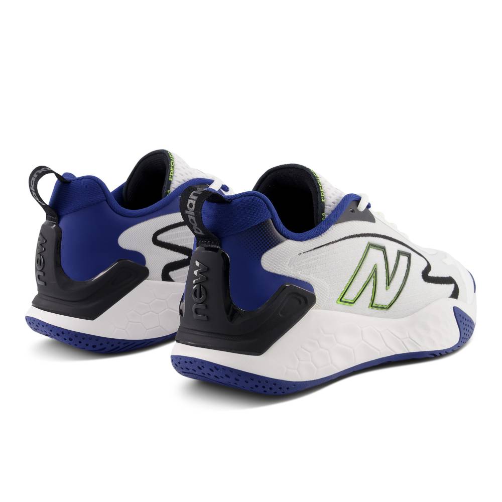 New Balance Fresh Foam X CT-Rally Wide Men's Tennis Shoe (White) - RacquetGuys.ca