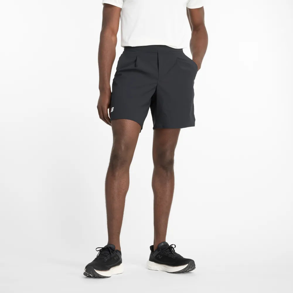 New Balance Men's Tournament Short (Black) - RacquetGuys.ca