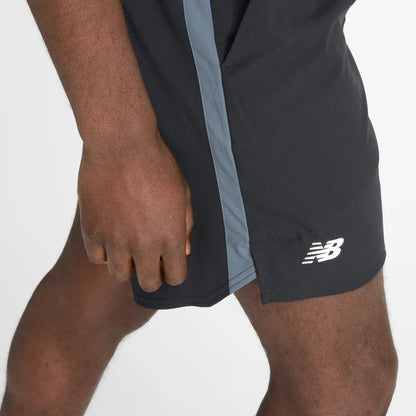 New Balance Men's Tournament Short (Black) - RacquetGuys.ca